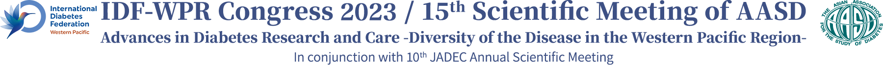 IDF-WPR Congress 2023/15th Scientific Meeting of AASD（IDF-WPR/AASD 2023）