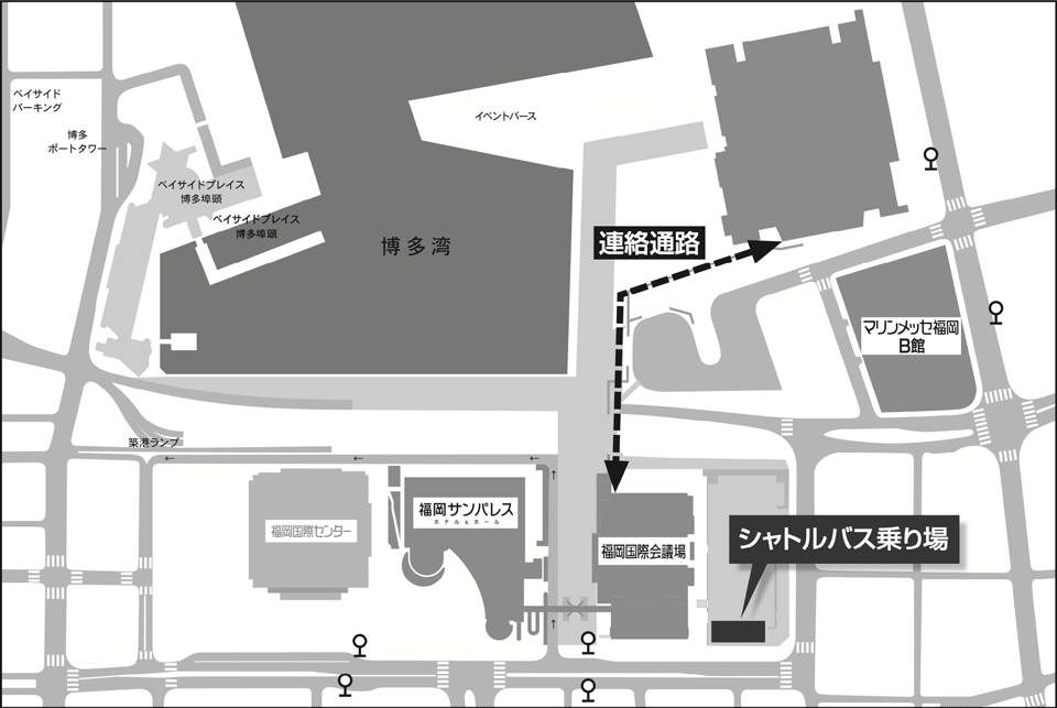 会場周辺のMAP